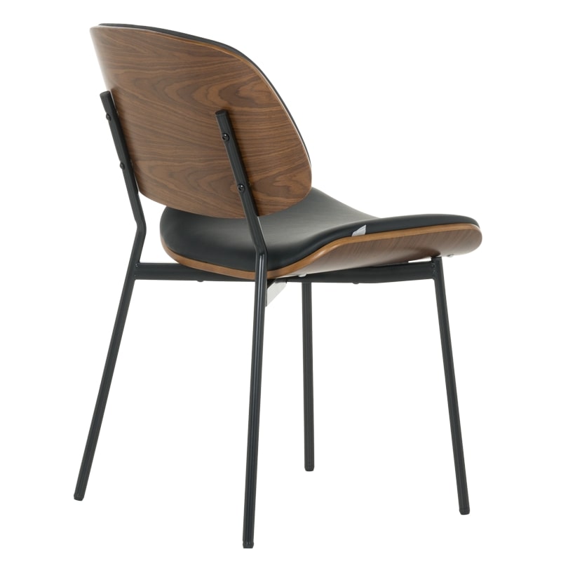 Посетителски офис стол Carmen 1180 орех-черен